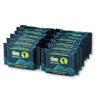 Vista 10 de Combat Wipes ACTIVE - Toallitas húmedas para exteriores, equipo de campamento extra grueso, biodegradable, limpieza corporal y de manos, paños