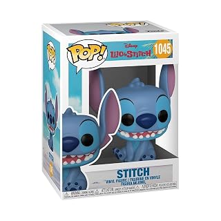 Funko Pop! Disney: Smiling Seated Stitch – Disney: Lilo & Stitch – Figurine en Vinyle à Collectionner – Idée de Cadeau – Produits Officiels – Jouets pour Les Enfants et Adultes – Movies Fans - Les Beatles, Paul McCartney, John Lennon, RIngo Starr, George Harrison