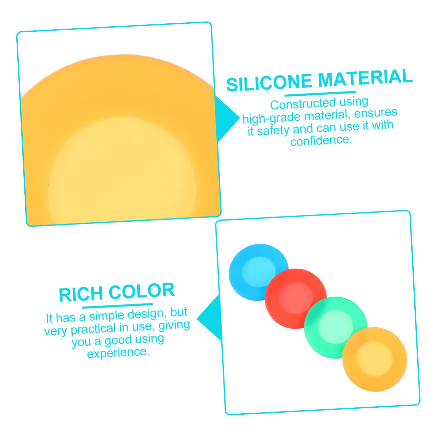 HOMOCONO 16pcs Case Replacement Parts Cover Littman Head Cover End Bell Cover Estetoscopio Base