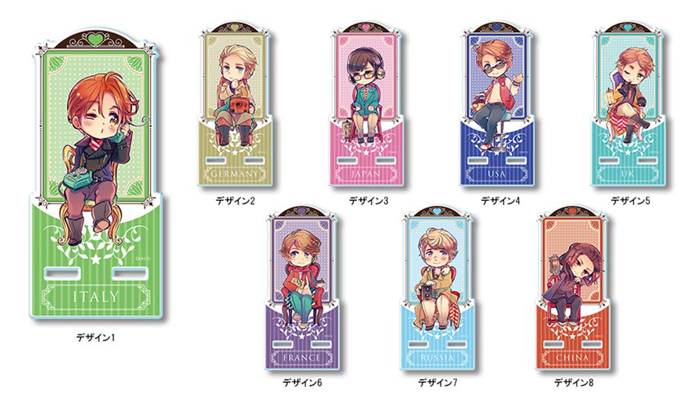 ヘタリア スマホスタンド 3種 Amazon.co.jp: ヘタリア World☆Stars アクリルスマホスタンド