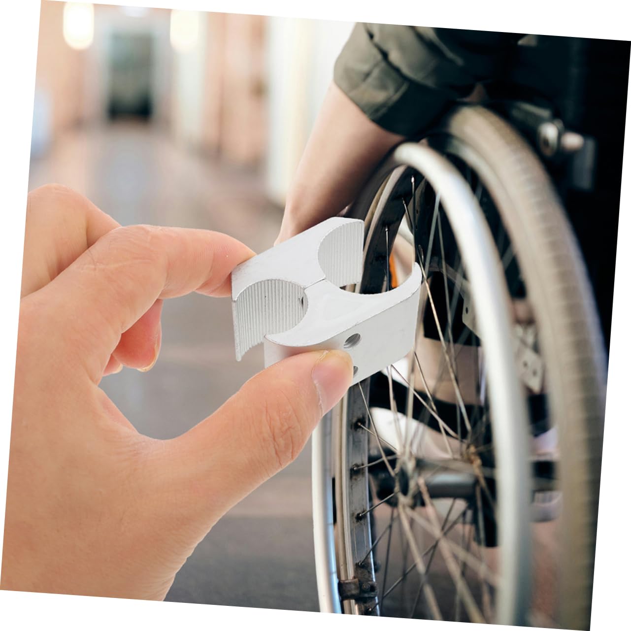 Healeved 10pezzi Clip Per Per Deambulatore Serratura Stabile Per Accessori Installare e Rimuovere Compatibile