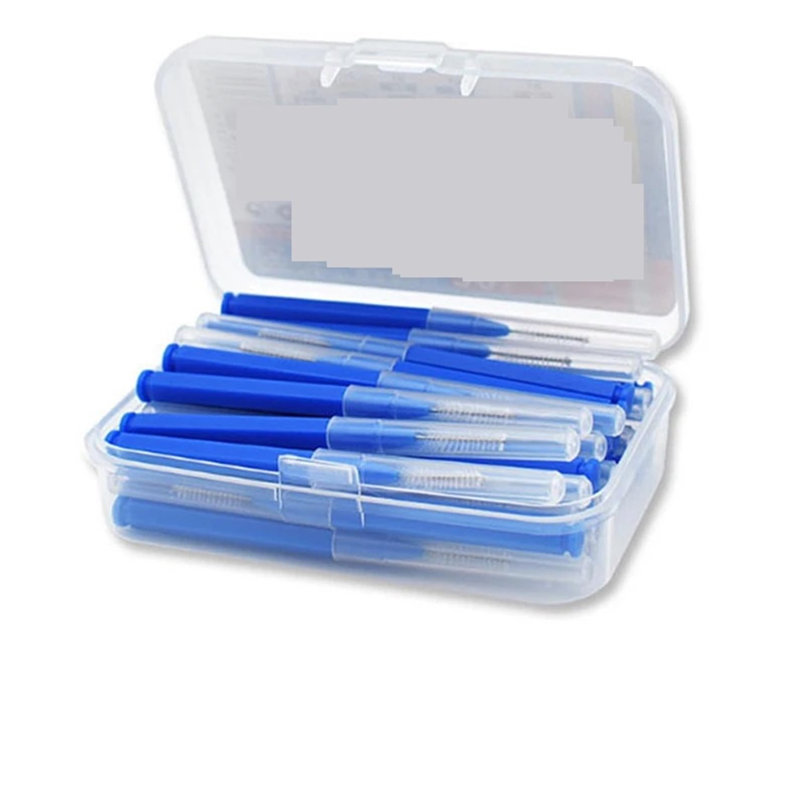 międzyzębowe i patyczki z nicią dentystyczną, Interdental Brush 30-50pcs Multicolor(30pcs-blue)