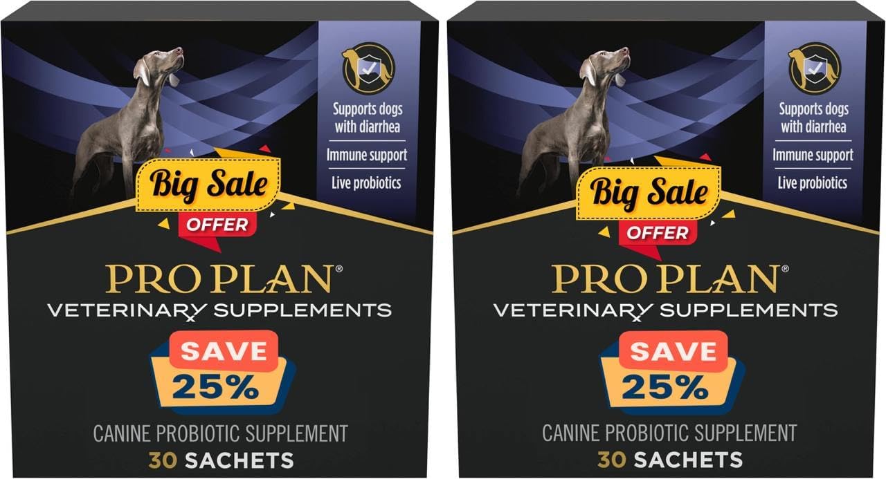 Forti-Flora Probiotics for Dogs Supplement 30 Ct Box (2 Pack)