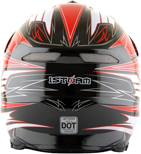 Miniatura 4 de 1Storm Casco de motocross adulto ATV Dirt Bike BMX Downhill Mountain Casco Track Style H819-5