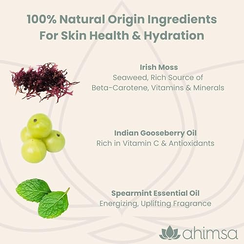 Miniatura 3 de Ahimsa Gel de baño post entrenamiento  Irish Moss  Suave  Piel suave y saludable