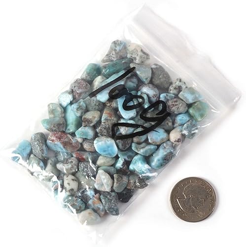 Miniatura 10 de Justinstones Chips pulidos de amatista natural triturados adornos curativos de cristal de piedra rodada, 3.53 oz