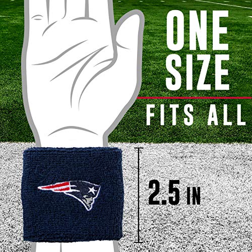 Franklin Sports Nfl Embroidered Wristbands, Team Specific, Osfm #TOP3