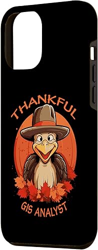Miniatura 2 de iPhone 13 Pro Max GIS Analyst Funny Thanksgiving Turkey & Fall Case