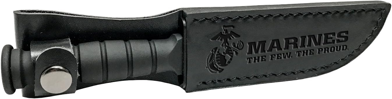 Military Gift Shop Miniature USMC Fighting Knife Letter Opener - Functional Marine Corps Desk Accessory - Marine Corps Gifts - Disabled Vet Owned Business - Mini KaBar Knife