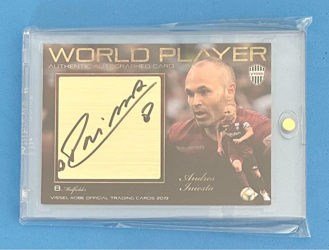マグホ発送』2019 Jリーグ ヴィッセル神戸 直筆サインカード イニエスタ
