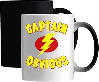 'Captain Obvious błyskawica śruba graficzny magiczny kubek biały