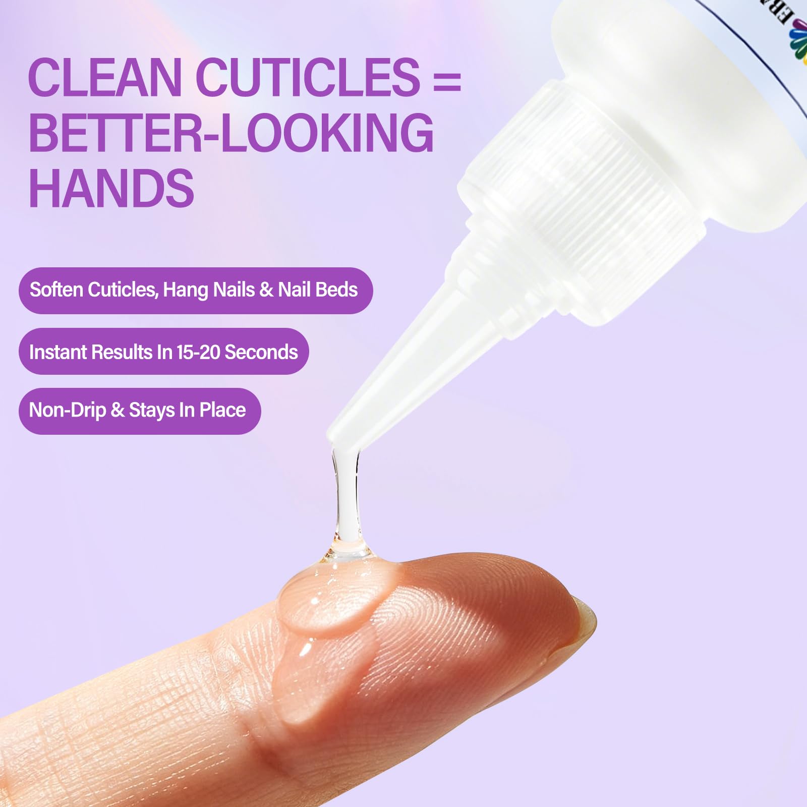 EBANKU Spingicuticole in Ceramica e Penna all'Olio, Penna per la Cura delle Unghie con Crema Rimuovi Cuticole, Delicato Rimuovi-Cuticole per Unghie Secche e Danneggiate, Idrata, Rinforza e Illumina
