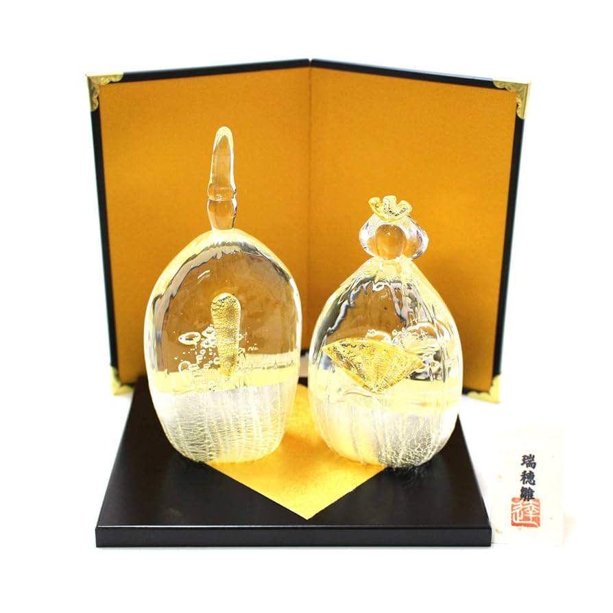 ハンドメイド　ガラスのお雛様 ガラスのお雛様 Frutta【箱付き】」シンプル 可愛い ナチュラル