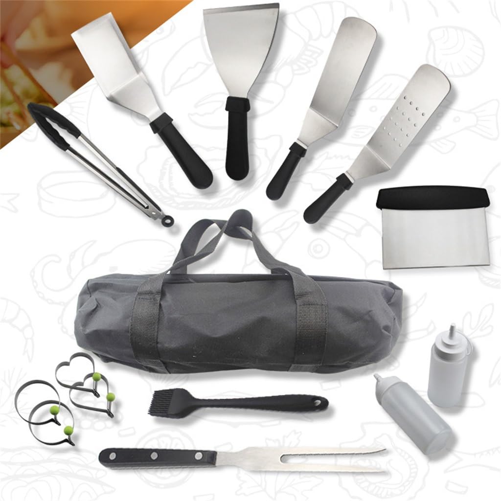 Outdoor Stainless Steel Barbecue Tools Hotel Restaurant Iron Plate Barbecue Tools