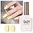 GAOY Pastel Yellow Gel Nail Polish, 16ml Soak Off Gel Polish, UV Light Cure for Nail Art DIY Manicure at Home, 1997 Pastel Yellow