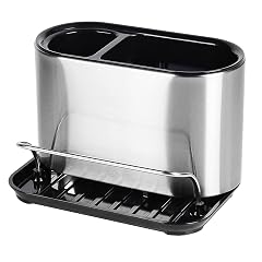 Sink Sponge Holder Stainless Steel Sink Caddy for Holding Cleaning Brush for Household use Dish Brush Holder Drains