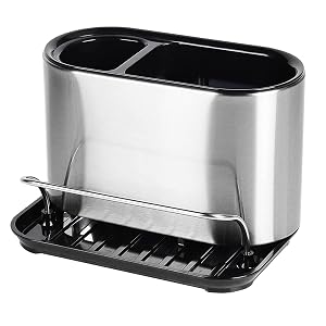 Sink Sponge Holder Stainless Steel Sink Caddy for Holding Cleaning Brush for Household use Dish Brush Holder Drains