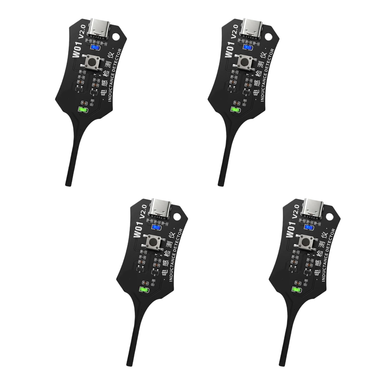 Ljmyy 4Pcs 0 Inductance Tester with High Accuracy Measurement for Automotive & Motorcycle Electrical Systems Diagnosis