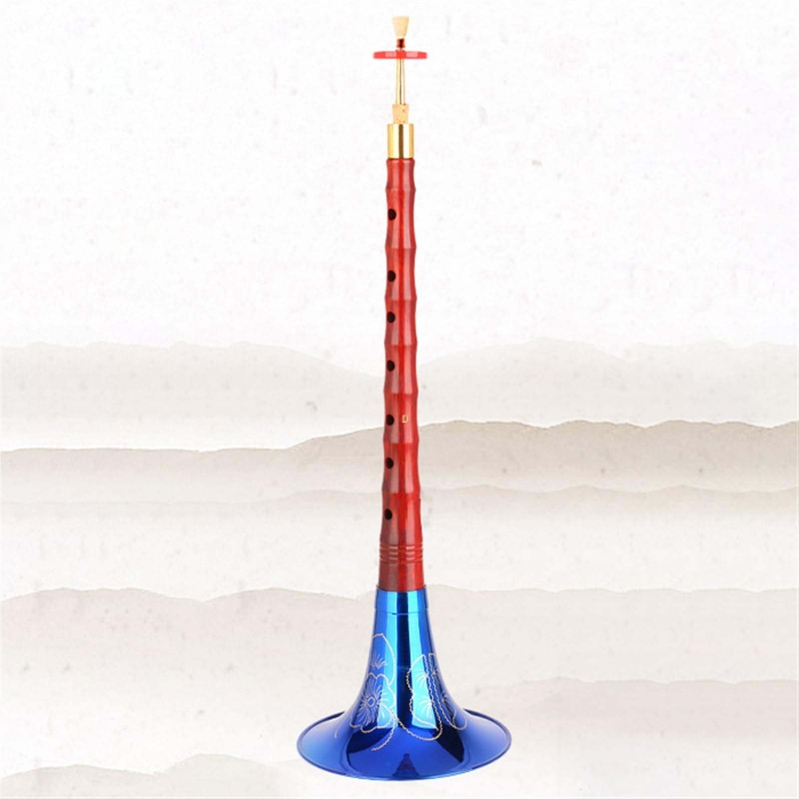 Suona Instrument Rosewood D Key Suona Set Adult Suona Chinese Folk Suona Horn Musical Instrument (Color : 02)