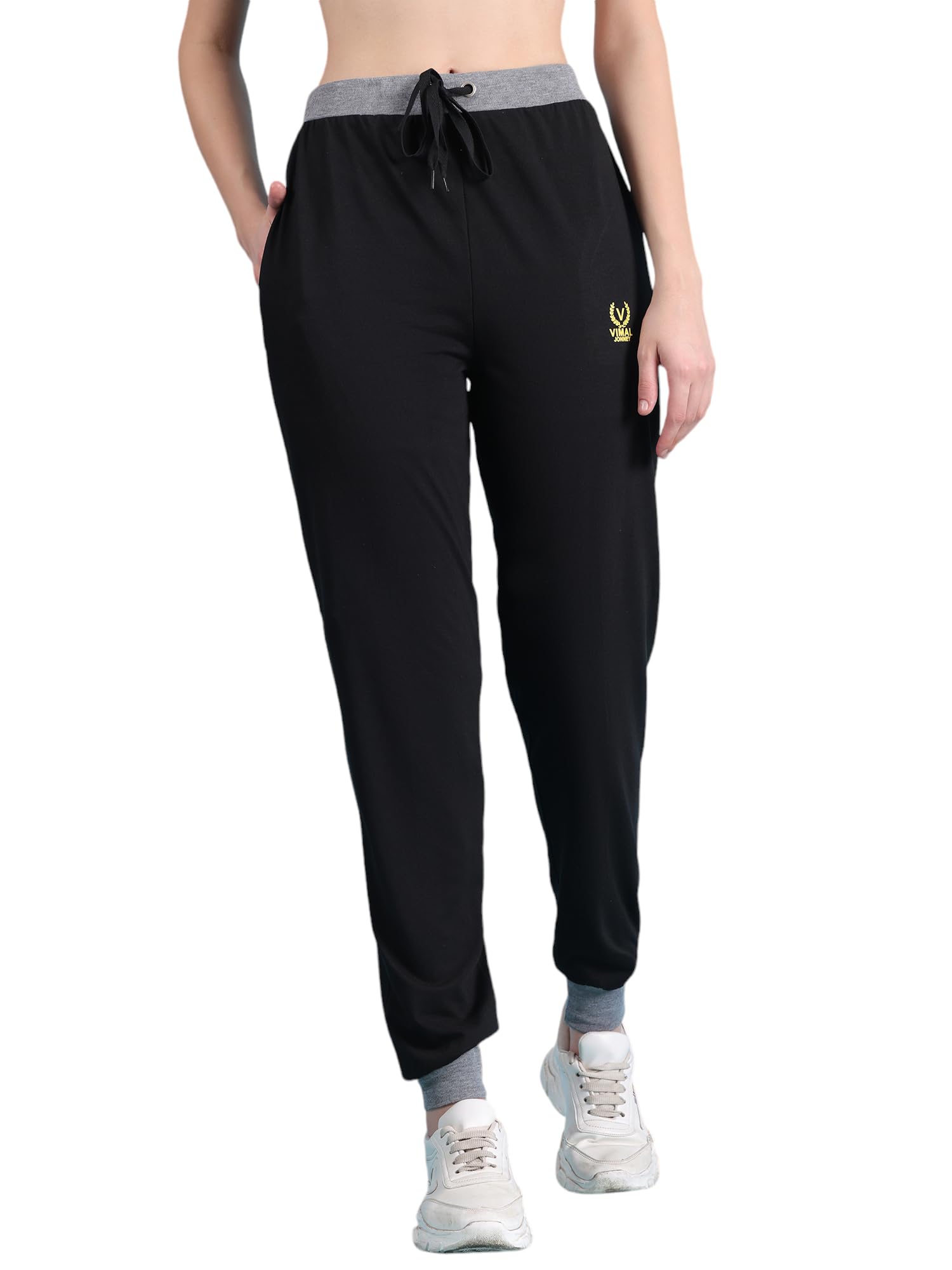mack jonney Women's Regular Fit Cotton Track Pants | Lower |Pajama |Lounge Pant for Women-D9__MLG__01-picture-21