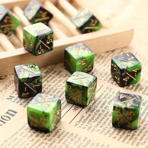 10 Pcs 16Mm 6 Side Dice Counters +1/-1 Dice Kids Toy Counting Dice For Game Dice Counters Token Dice Loyalty Dice For Ccg Creature Stats Card Gaming Mtg Accessories #TOP5