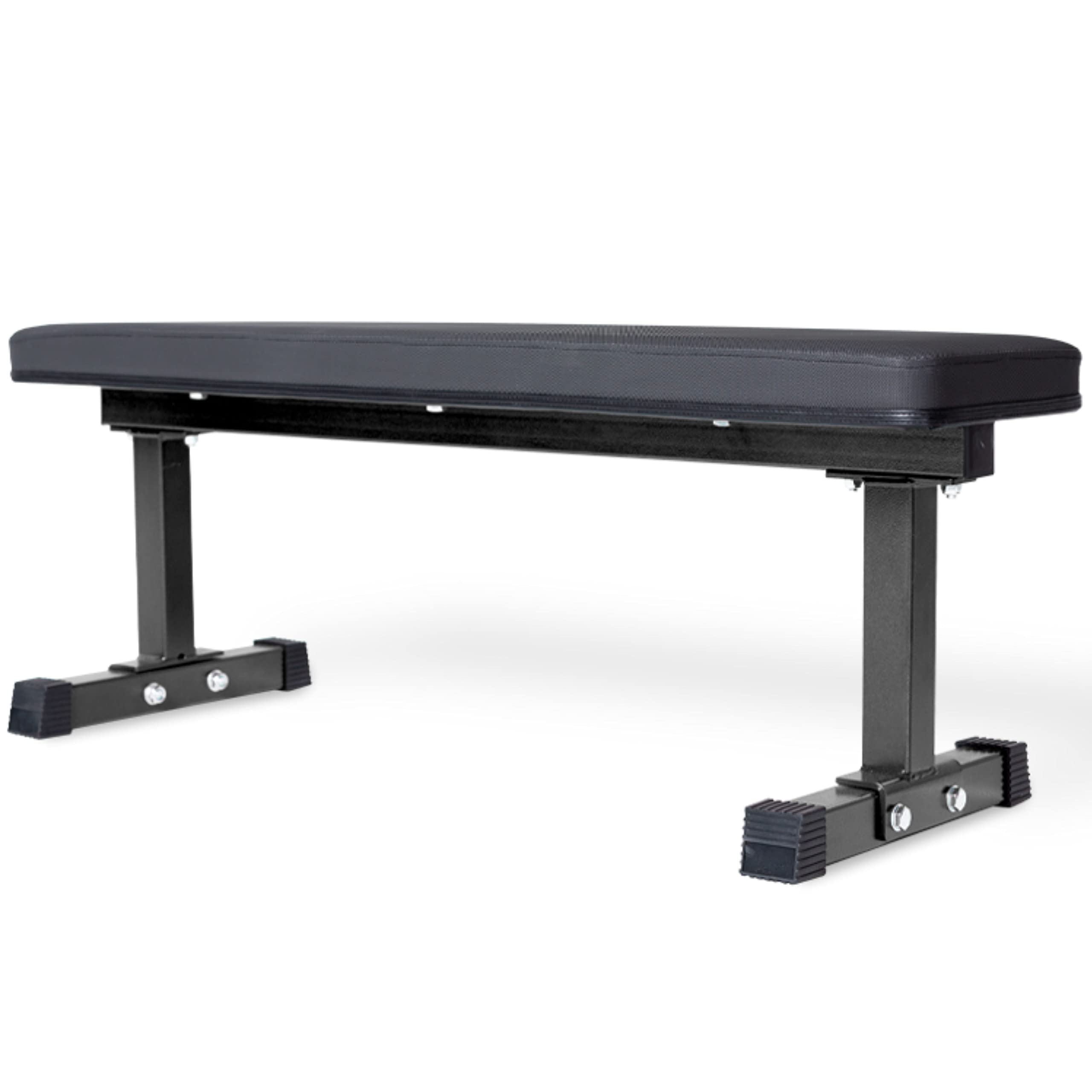 REP Fitness Flat Weight Bench, Heavy Duty Workout Bench For Home Gym, Folding Fitness Equipment For Strength Training, Adjustable Utility Platform For