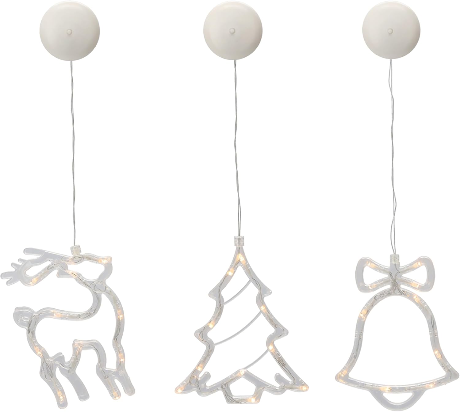 Window Decoration, Christmas Bell with Suction Cup 19 cm