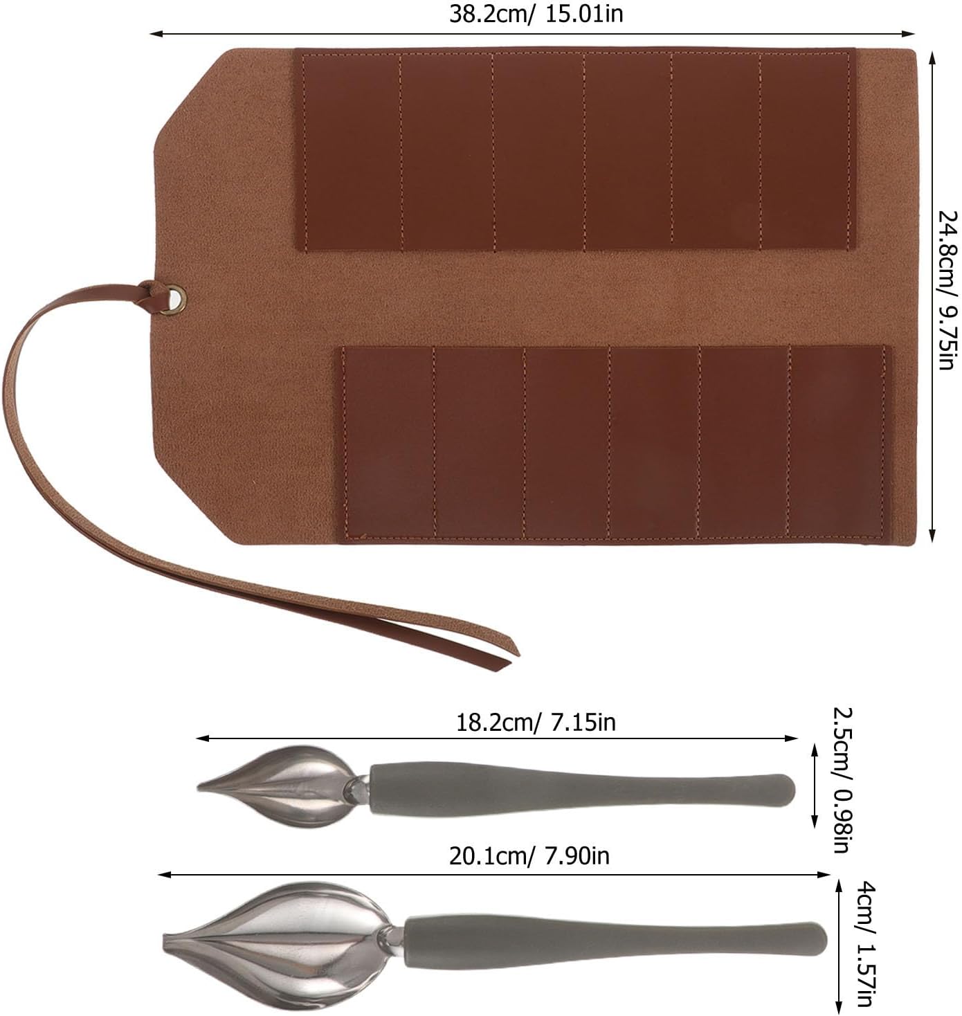 7 Piece Stainless Steel Culinary Plating Tool - Kitchen Plating Utensils Kit for Chef Culinary Students - for Professional Food Presentation & Competition