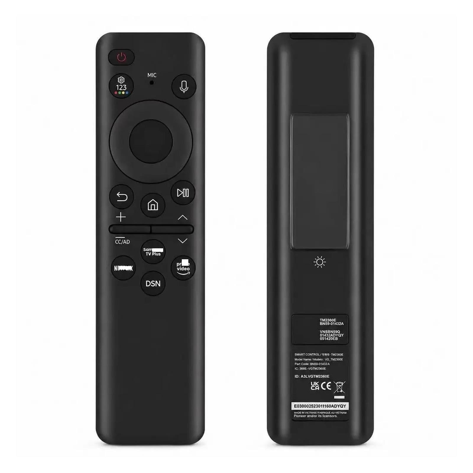 1 Mando a Distancia por Voz BN59-01432A for TV Modelo Solar