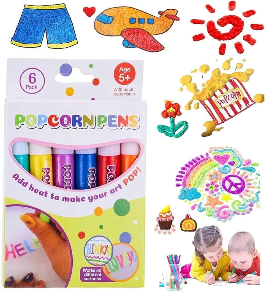 See full amazon price history chart for COLORCRUX Popcorn Drawing Pen Magic Puffy 3D DIY Colorful Art Safe kids Marker for Birthday Gift Colour Pen Set Of 6 Pop up Effect pens for Kids Birthday Return Gift party COLORCRUX Popcorn Drawing Pen Magic Puffy 3D DIY Colorful Art Safe kids Marker for Birthday Gift Colour Pen Set Of 6 Pop up Effect pens for Kids Birthday Return Gift party (B0DCP9226G) Amazon Price History, Amazon Price Tracker