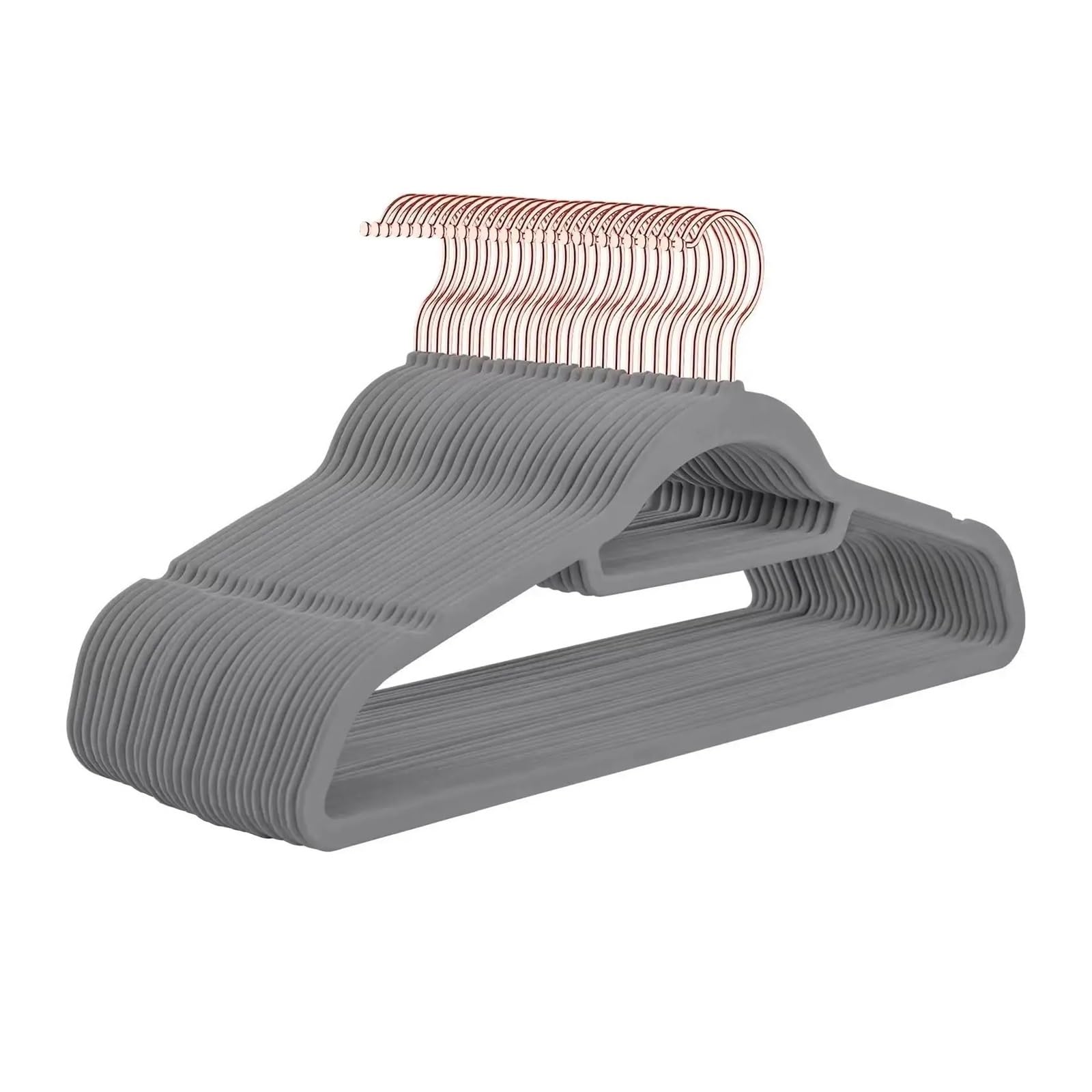 Velvet Hangers Hook Velvet Coat Hanger Thiened Non-Slip Tracel Internal Anti-Slip Structure(Color 1,5)