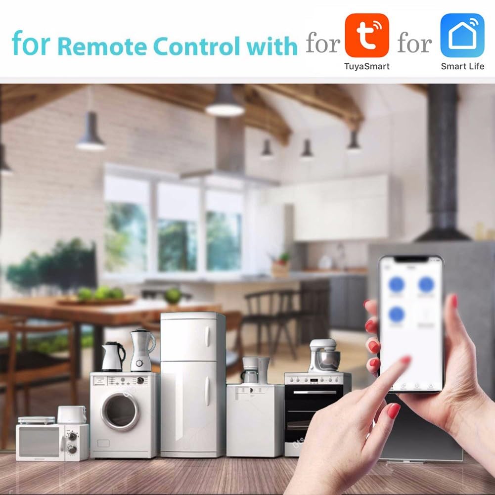 4P 40A Per Tuya 40A WiFi Smart Circuit Breaker Interruttore Automatico Protezione da Sovraccarico