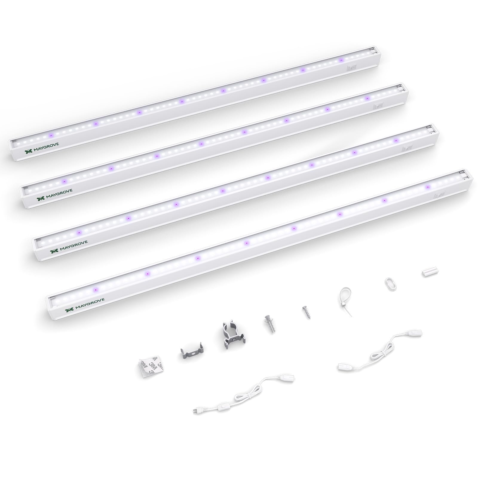 Maygrove T5 Grow Lights 2FT, 4-Pack
