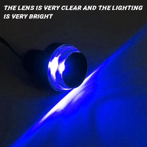 Miniatura 4 de AICEL Luces LED para el extremo del manillar de motocicleta, luz indicadora de giro para manillar, 12 V, barra de mango de agarre, lámpara de