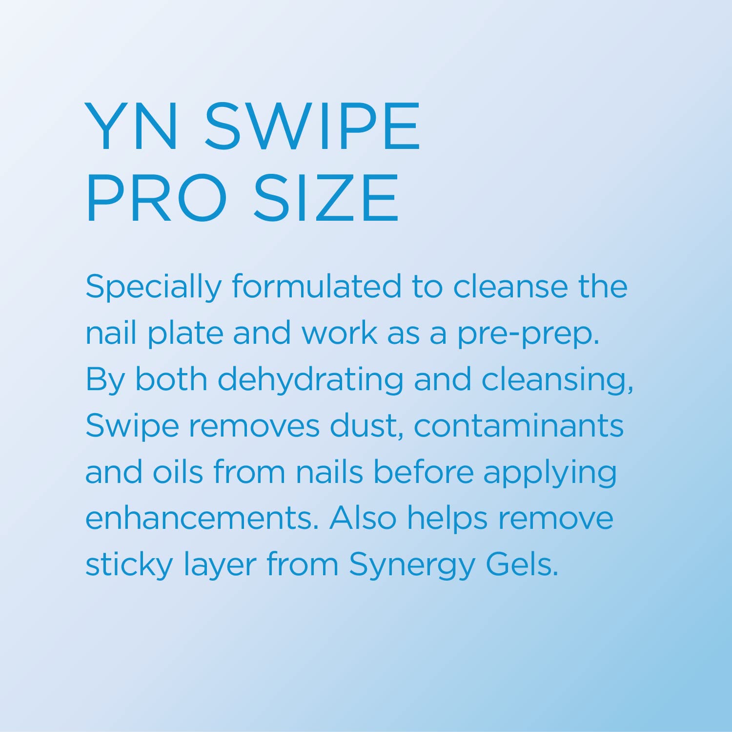 Young Nails Swipe | Prep Nail Plate by Dehydrating and Cleansing | Removes Dust, Dirt, Oils, and Contaminants Before Nail Enhancement Application
