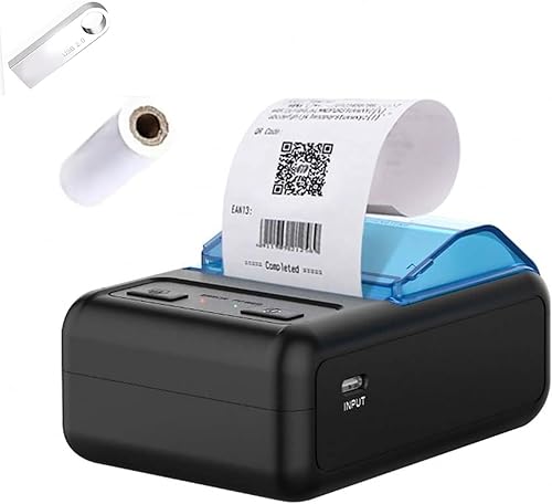 No apto para iPhone/ipod/tablet/iPad/MAC, impresora de recibos Bluetooth, impresora térmica inalámbrica de 2.283 in para venta al por menor de