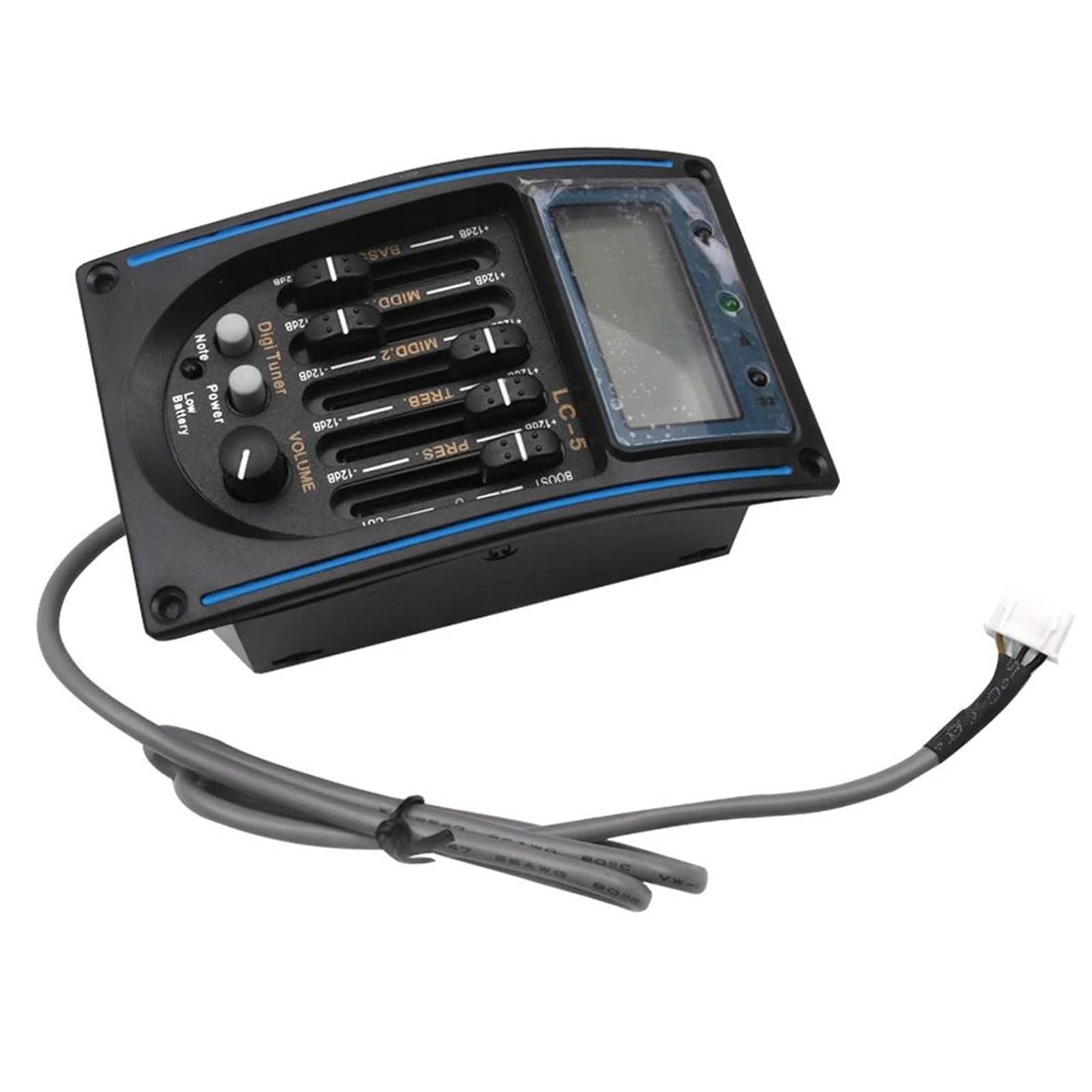 Pickup Per Chitarra Pickup Per Chitarra Acustica Professionale EQ5 Preamplificatore LCD Accordatore Pickup Equalizzatore Accessori Per Strumenti Musicali