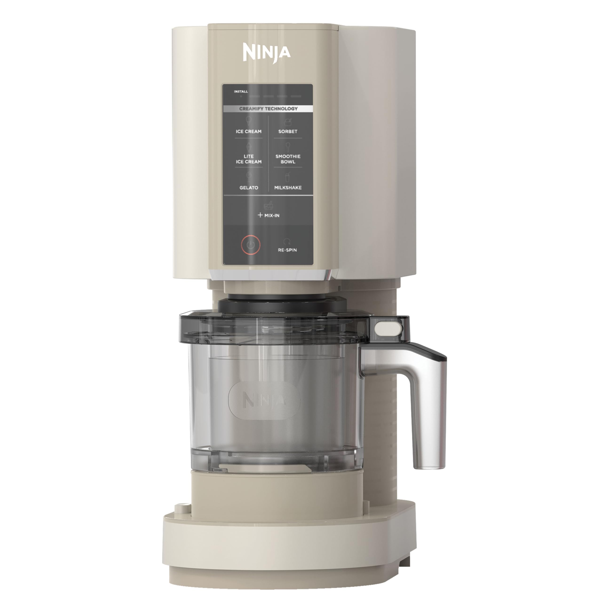 Ninja CREAMi Ice Cream Maker for Gelato, Mix-ins, Milkshakes, Sorbet, Smoothie Bowls, 7 One-Touch Programs, with (2) Pint Containers &amp; Lids, Compact Size, Perfect for Kids, Coffee Cream, NC301SD