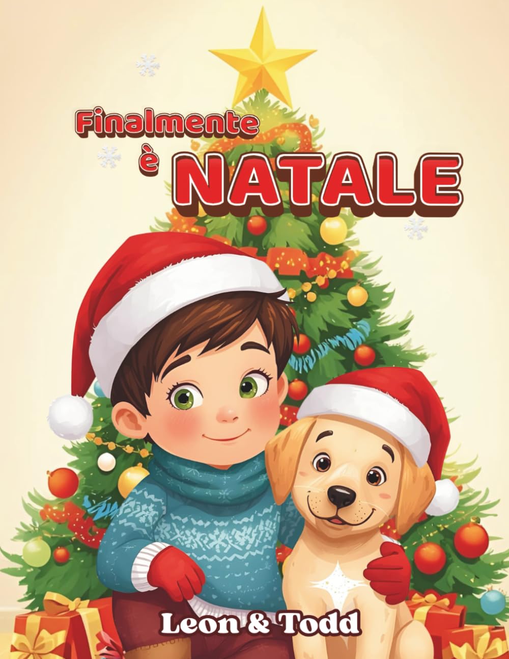 Finalmente è Natale: libro da colorare per bambini: Leon e Todd