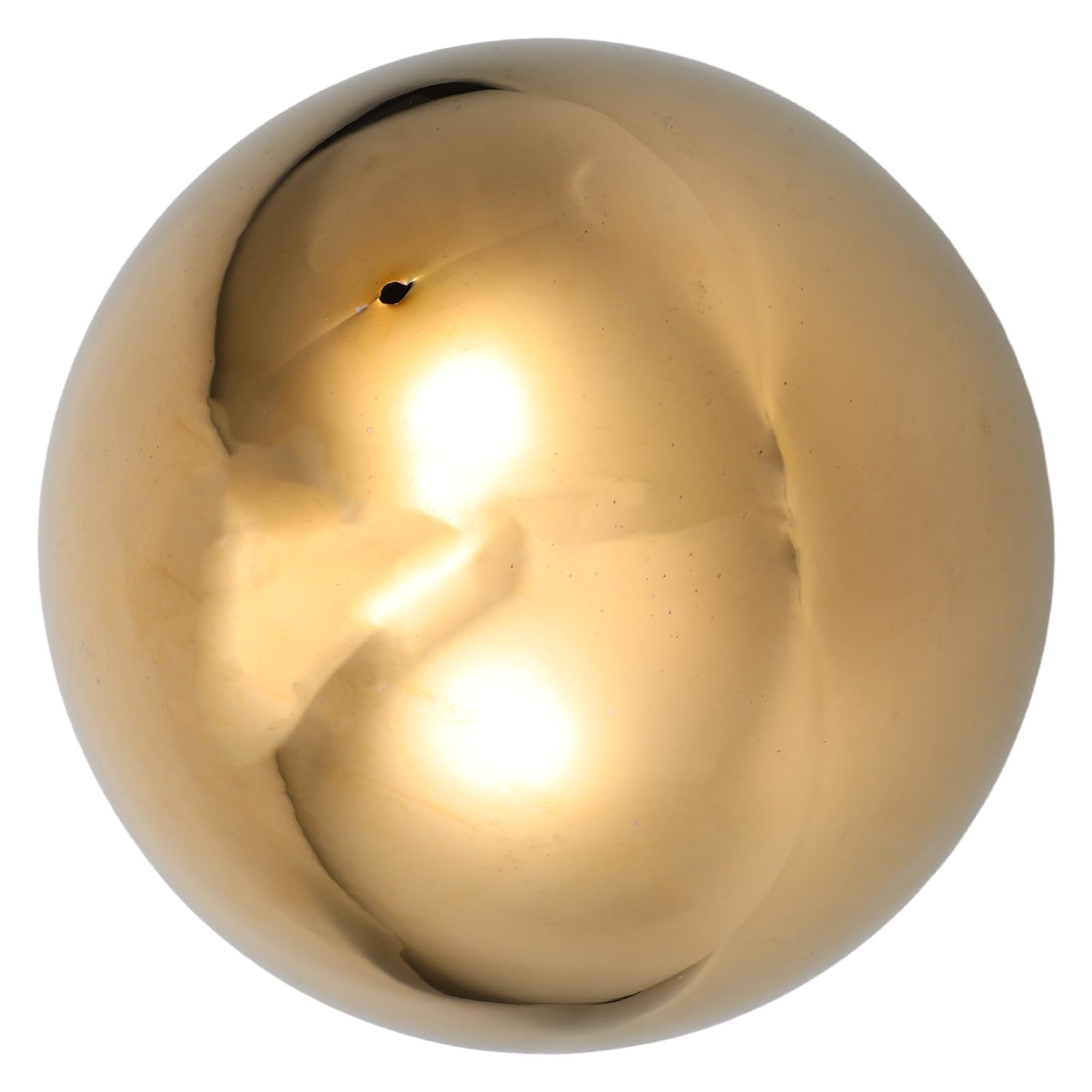 Goldene Edelstahl Gartenreflexionskugel Hochglanzpoliert Dekorativ