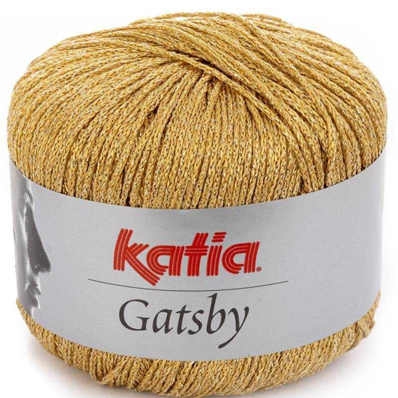 Lanas Katia Gatsby Ovillo de Color Dorado Cod. 20