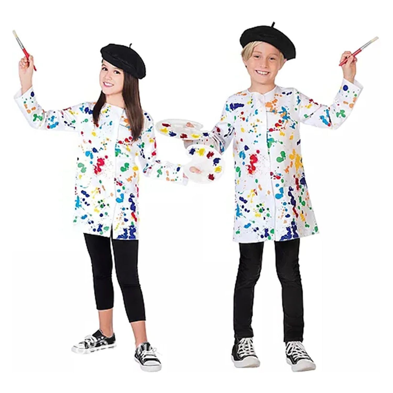 Home Smart Painter Costume Dress for Children's Professional Performance Learning Activity for Boy and Girls