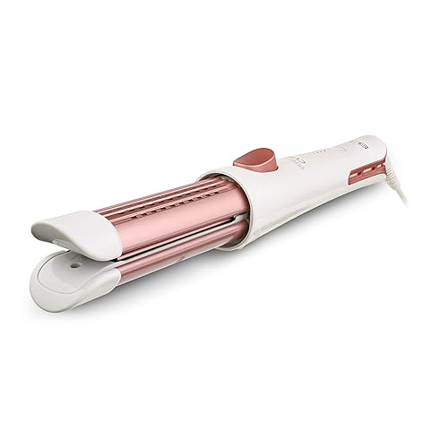 Miniatura 4 de StyleCraft Breezy Curl 2 en 1 Cool Air Hair Styler Turmalina Tecnología Iónica para Estilos Rectos u Ondulados Blanco