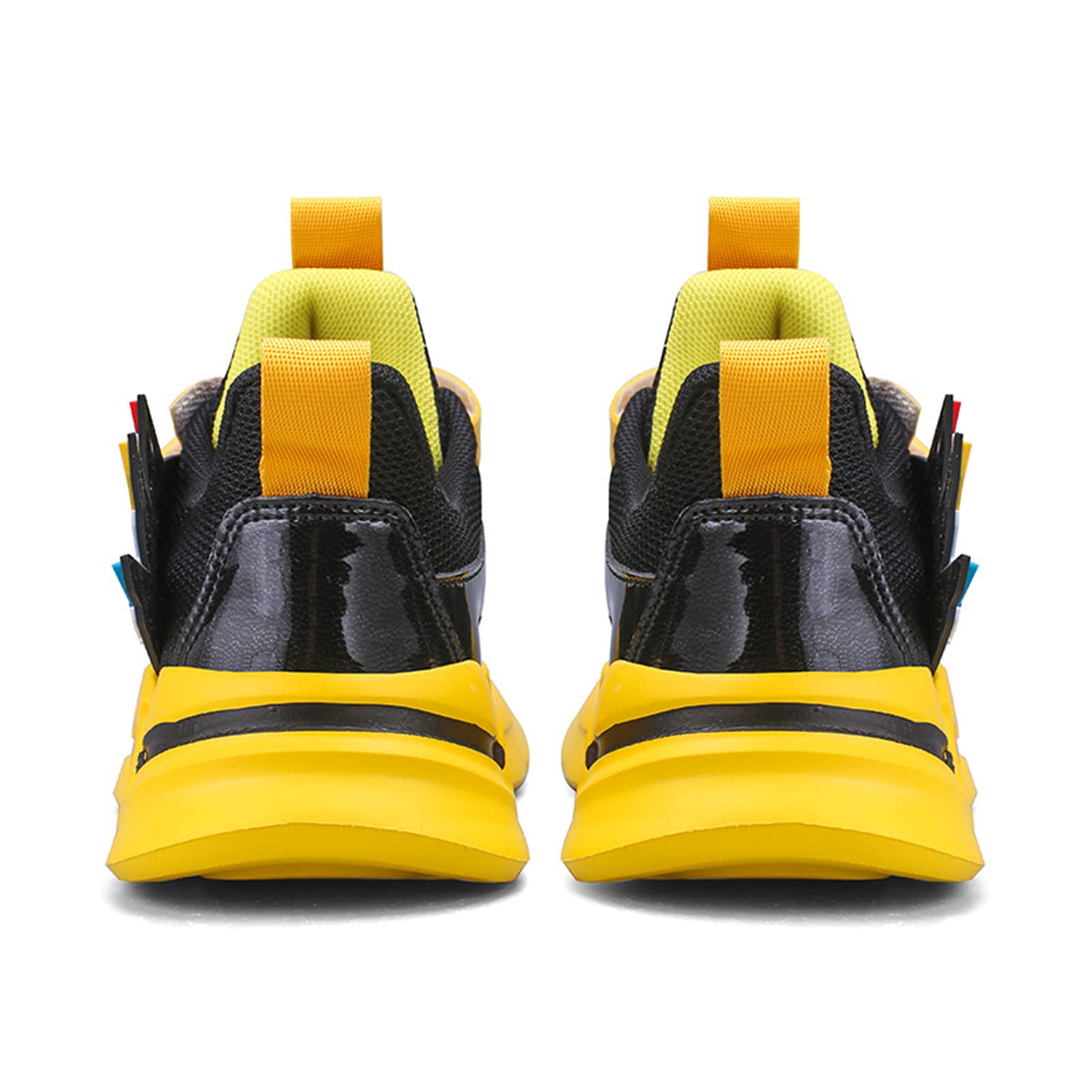 Zapatillas de deporte para correr para niños y niñas, ligeros, cierre con velcro, transpirables, zapatillas de malla para ocio, talla 27-39