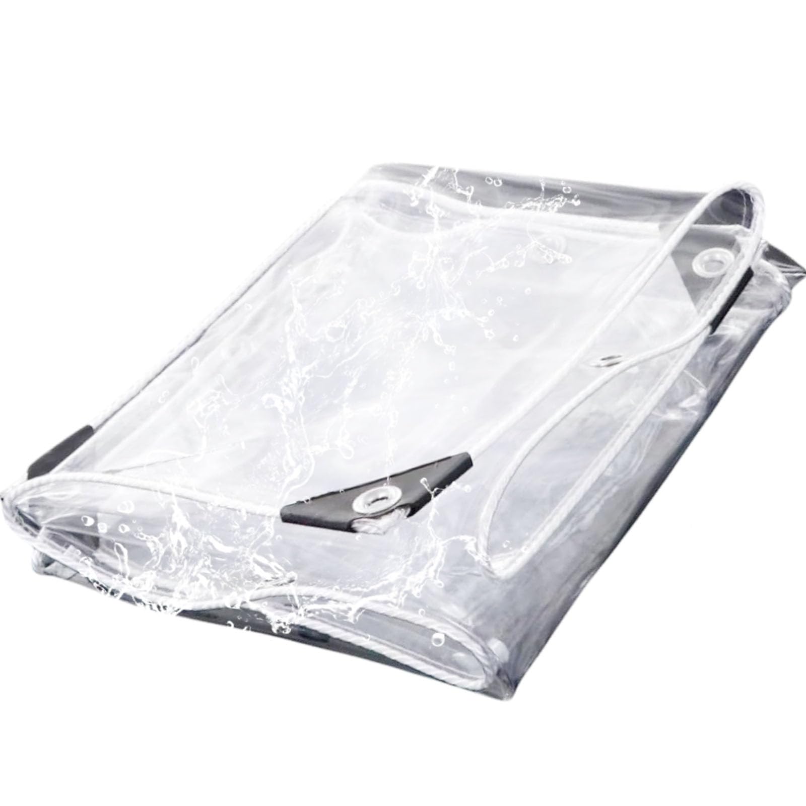 Lona transparente 120x120 cm impermeable y resistente a heladas para exterior
