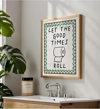 512 STORE Banyo Duvar Dekor  er evesiz Modern Tasar m Roll Poster 20 X 30 Bej, 53214r3tgr31
