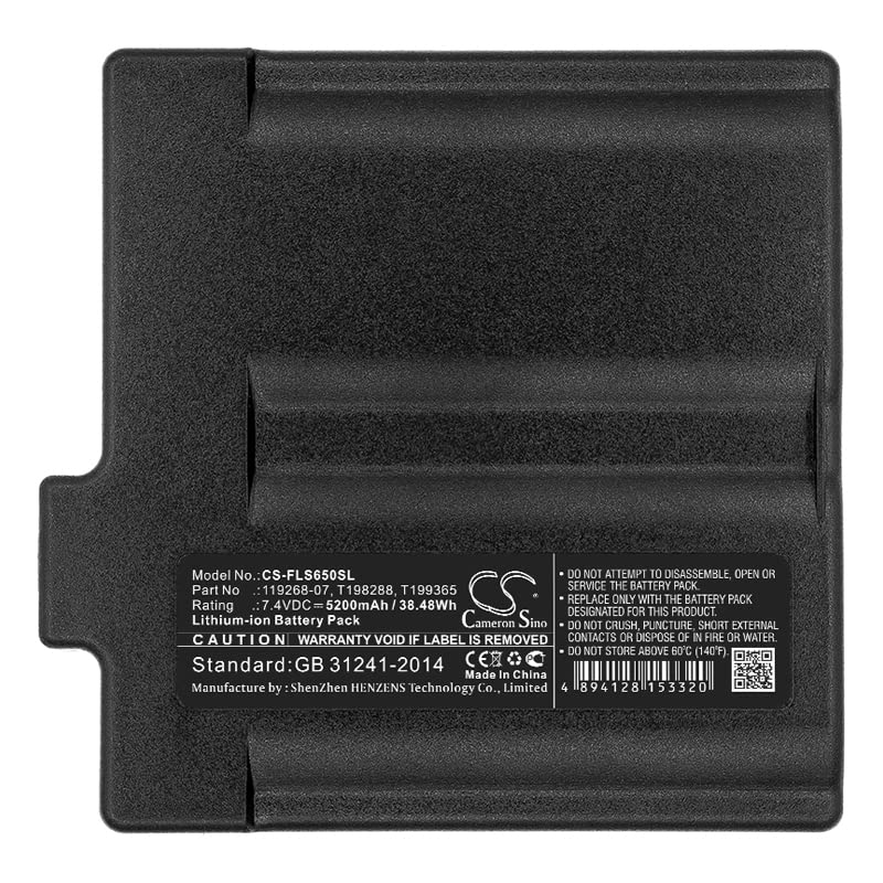 LEBEE Compatible with Battery Flir T198288, T199365, T199365AAC, T199366, T199366AAC ThermaCAM P60, ThermaCAM P65, ThermaCAM S60, ThermaCAM S65 5200mAh