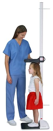DETECTO PHR Portable Stadiometer Height Measuring Rod 4.5-81 Inch/11.5-205 cm, Accurate Scale Height Measuring Tool for Office Clinic Wall Adult Kids