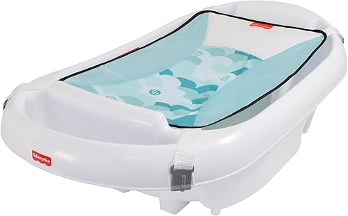 Fisher-Price 3-N-1 Grow with Baby Baby - Bañera para niños pequeños con arnés de apoyo