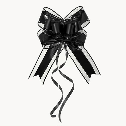 Miniatura 44 de WEWILUCK Lazos de regalo para regalos, lazos rosas para envolver regalos, lazos de regalo con cinta para bodas, despedidas de soltera y decoración